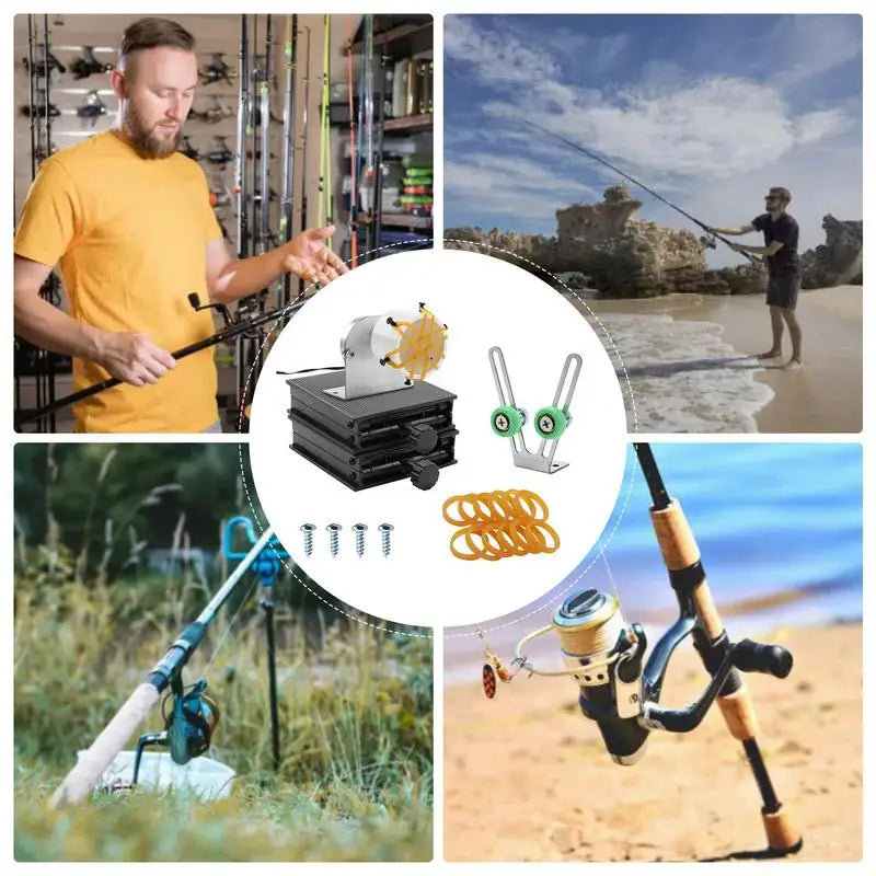220V/110V Lure Fishing Rod Reel Fishing Rod Repair Kit Fishing Rod Epoxy Resin Coating Machine Fishing Rod Building Kit