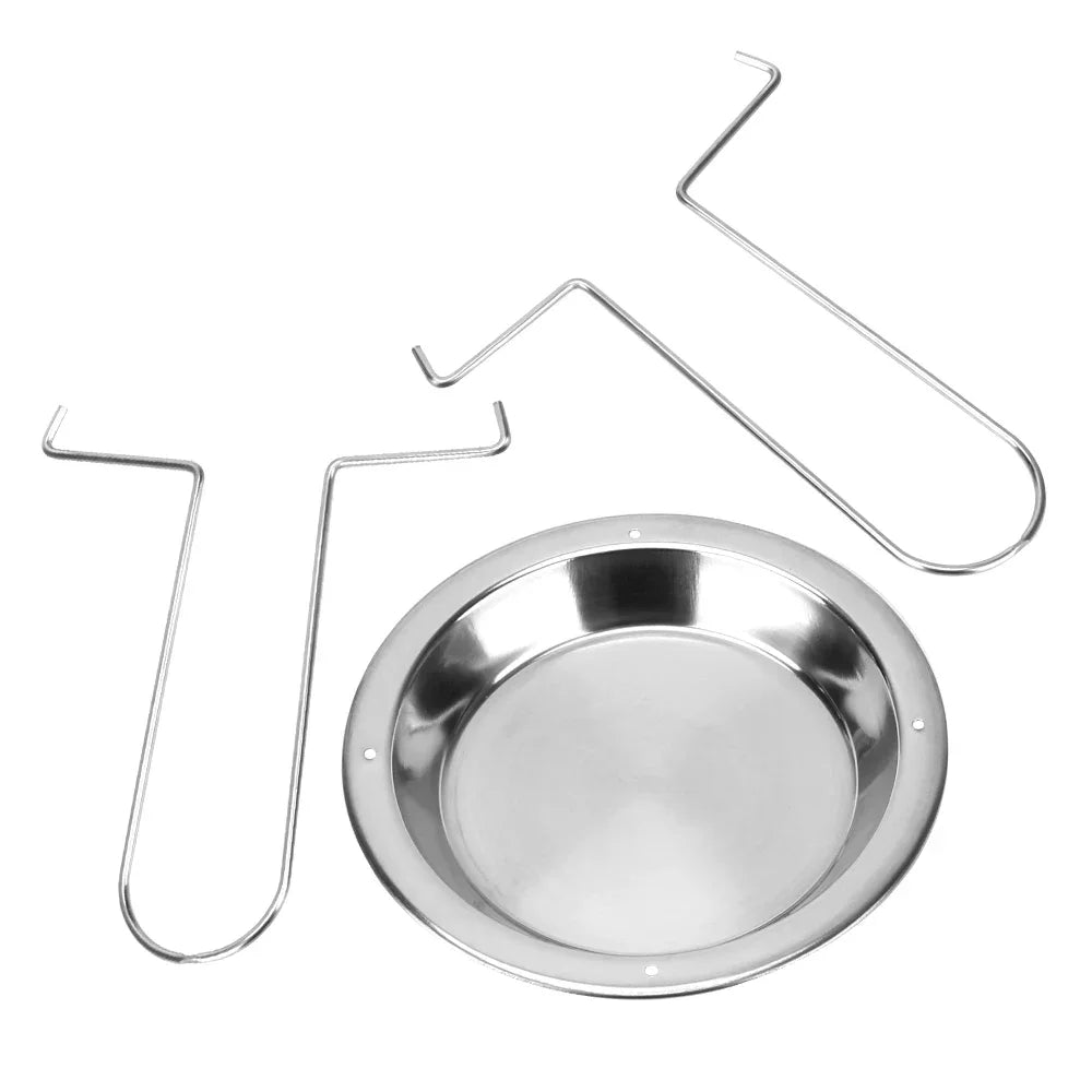 Outdoor Barbecue Tools Chicken Roaster Rack Stainless Steel Roasting Grill Stand Kitchen Grilled Chicken Plate Grilling Tools