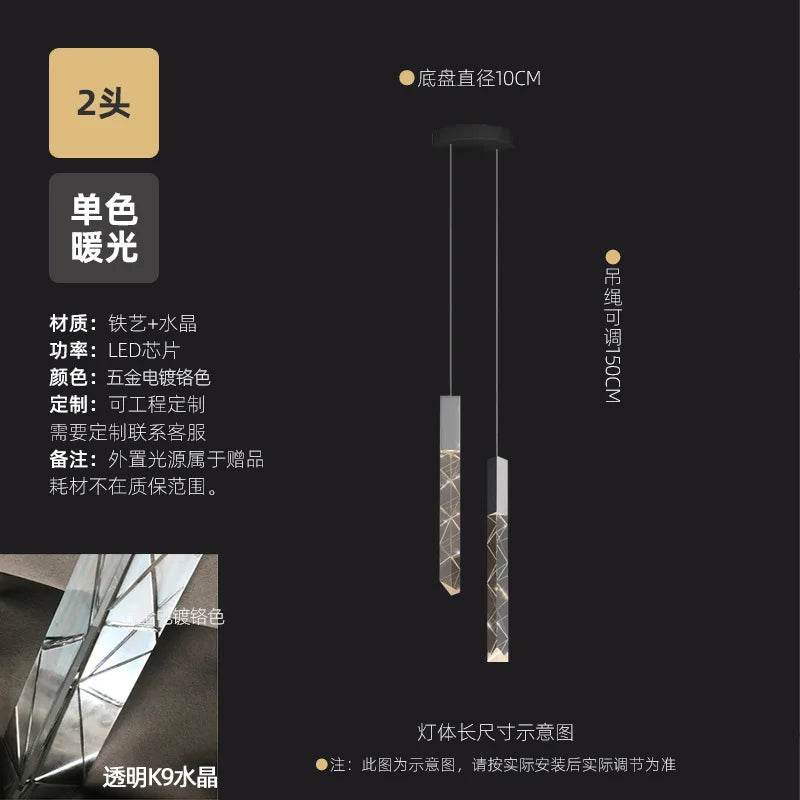 Modern Chandelier Staircase Led Chandelier Luxury Nordic Restaurant Bar Living Room Attic Rotating Villa Duplex Sky Lanterns
