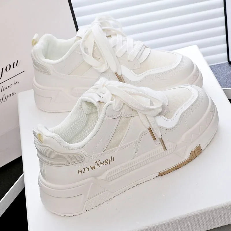 Women's Shoes 2024autumn and Winter New Original Thick Soled Small White Shoes American Trend Casual Fashion Shoes for Women