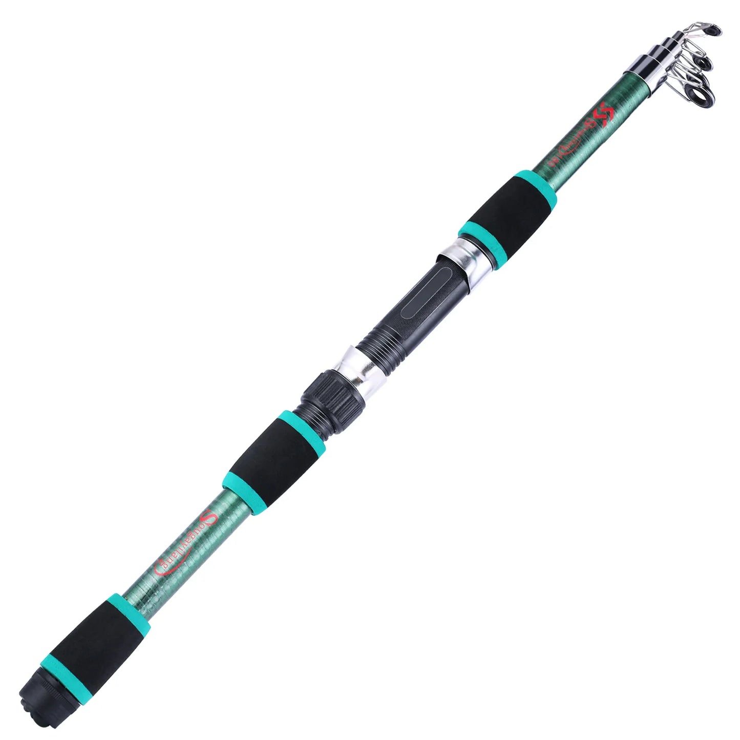 Sougayilang 1.8M  Spinning Fishing Rod M Power Telescopic Rock Fishing Rod Carp Feeder Rod Surf Spinning Rod