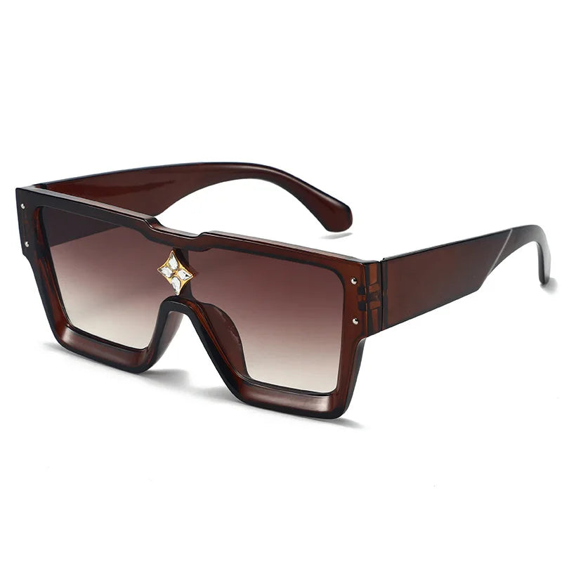 Millionaire Sunglasses For Men Vintage Square Fashion Glasses Luxury Retro Sunglasses Women Trending Punk