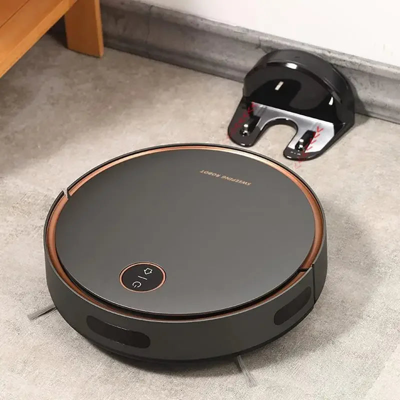 NEW 5000Pa Robot Vacuum Cleaner 3 In 1 Suction Sweeping Mopping Automatic Rechargable Cleaning Sweep Floor for Home Office