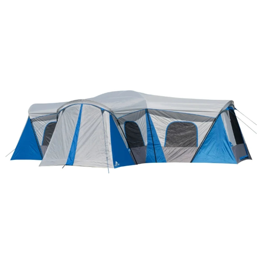 16-Person 3-Room Family Cabin Tent, with 3 Entrances
