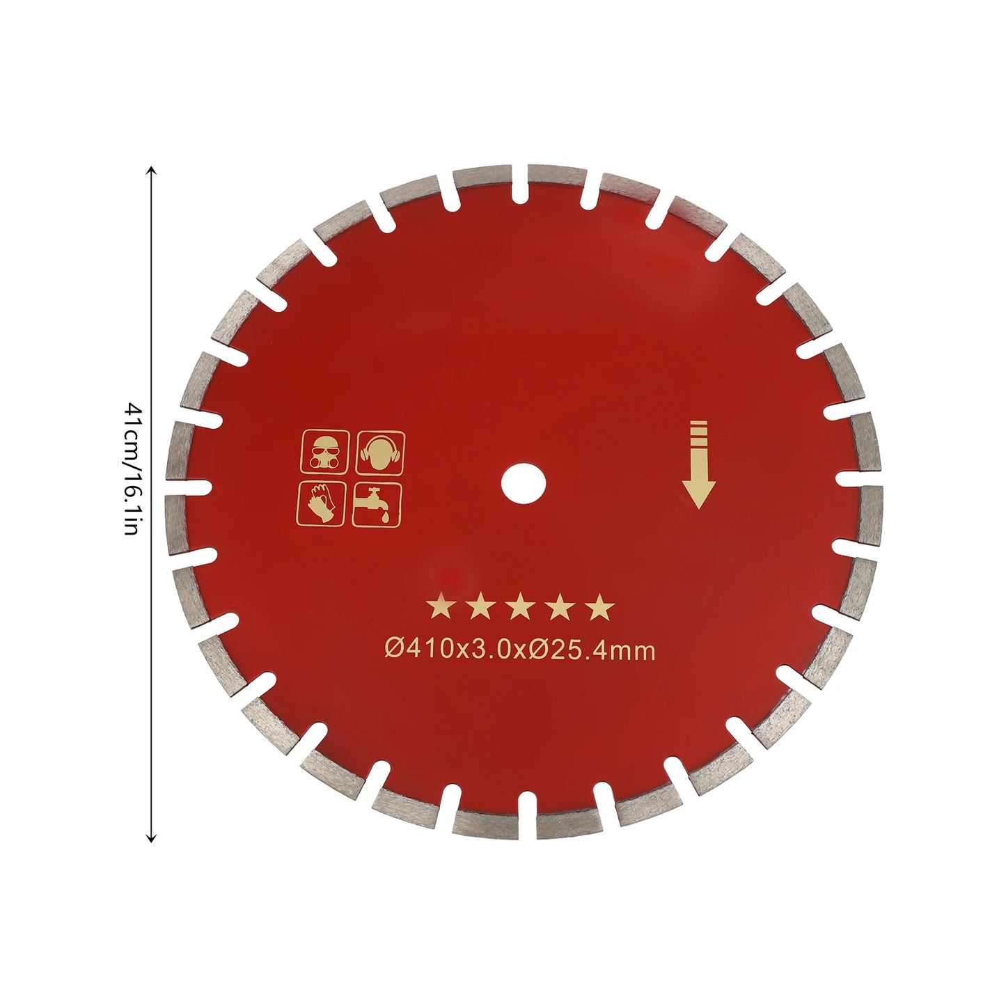 16inch Electric Grooving Machine Concrete Saw Brick Cutter Slotting Tool 410mm Saw Blade 4000W