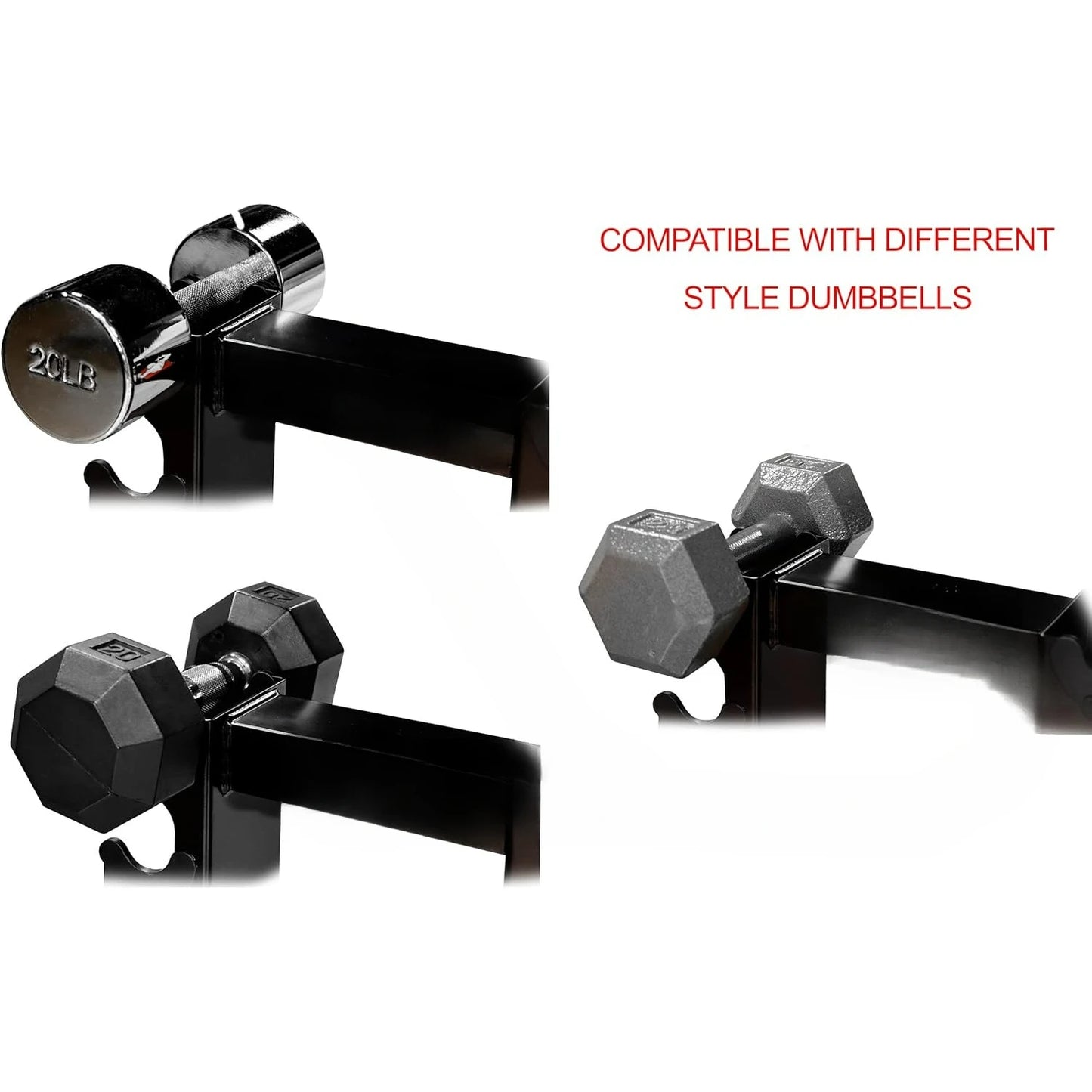 5200-8 Pair Vertical Dumbbell Rack by Deltech Fitness