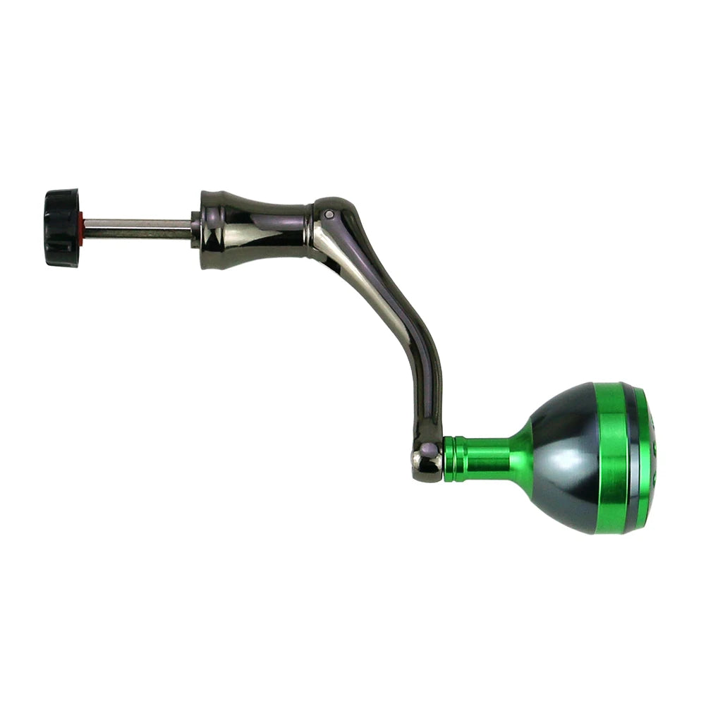 Fishing Reel Replacement Power Handle Full Metal Rocker Arm Crank Spinning Reel Handle Grip For Spinning Fishing Reel Accessory