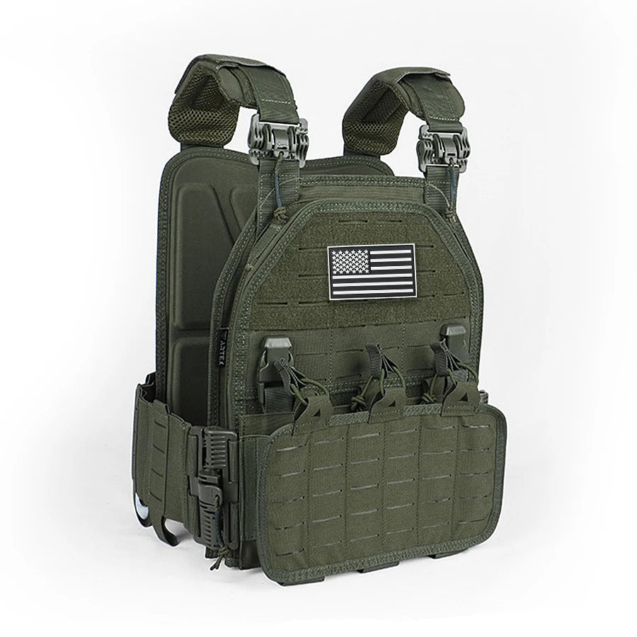 Hunting vest, outdoor auxiliary quick release vest, multifunctional, wear-resistant, breathable