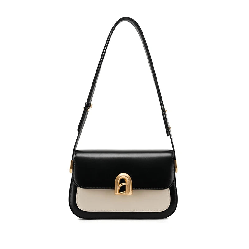 LA FESTIN Original New 2024 Ladies Leather Bag Crossbody Shoulder Bag Women's bag Handbag A-line Door Series Luxury Products