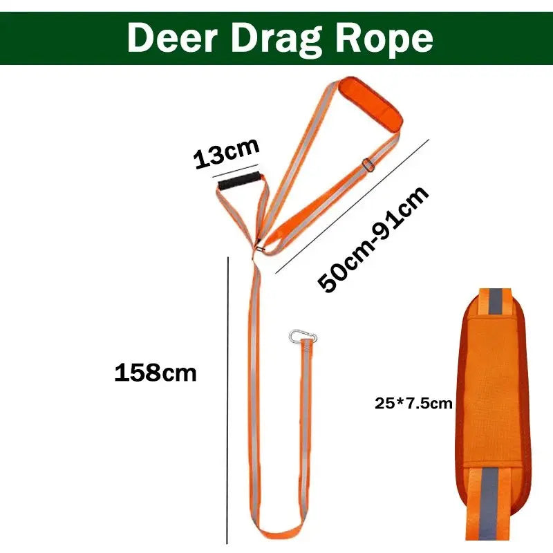 Deer Hunting Gear Deer Hanger Hoist for Skinning Elk Hunting Game Bags Deer Game Hauler Sled Drag Harness Perfect for Hunters