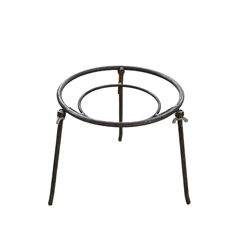 Outdoor Triangular Pot Stand Firewood Tee-legged round Kitchen Cooking Utensils Detachable BBQ ill Sta for Cam