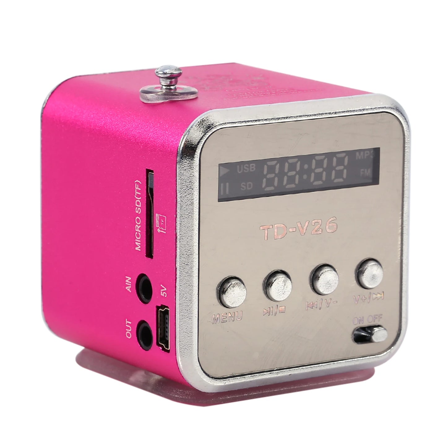 Music Player  Speaker Music Player  Speaker Music Player Portable FM Radio PC Fashion Support TF Card and U Disk