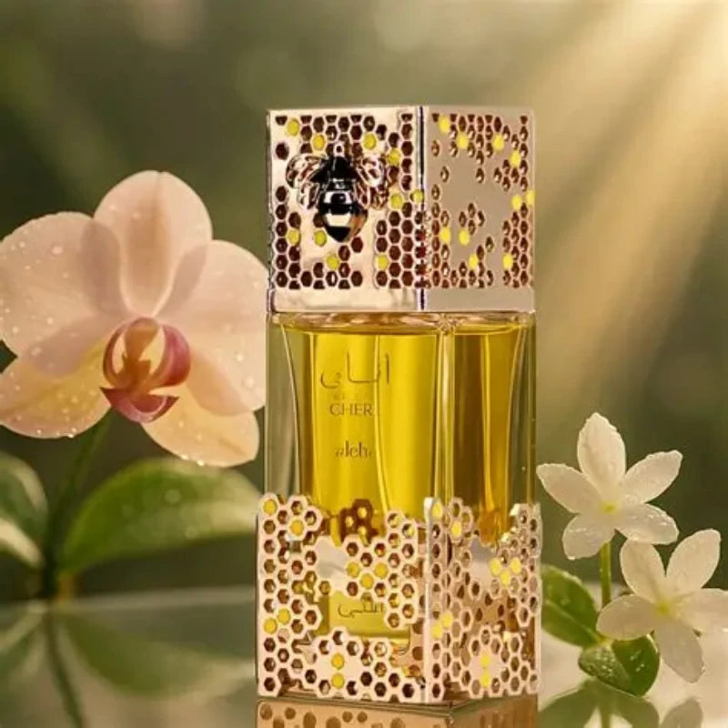 Womens Floral Oriental Fragrance 100ml Long Lasting Sweet Elegant Fresh Gentle Perfume with Vanilla Amber and Jasmine Notes