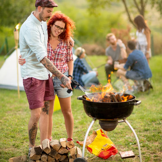 Outdoor Fan Air Blower Handheld Electric Blower Fan Grill Accessories Aluminum Alloy Kitchen Tool for Picnic Camping Cooking