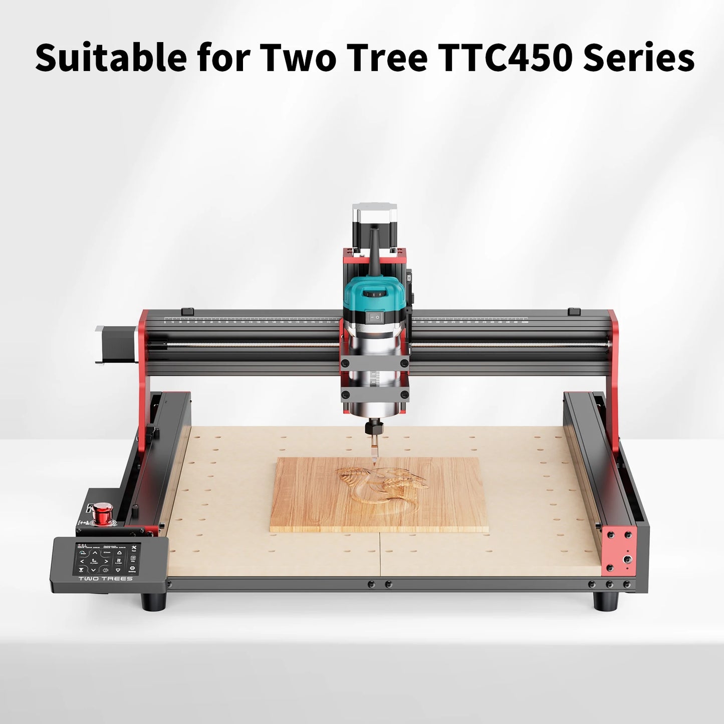 Twotrees 30000RPM Wood Router Trimmer Kit 800W Spindle for CNC Machine TTC450 TTC450PRO Engraver Wood Router Compact Router Tool