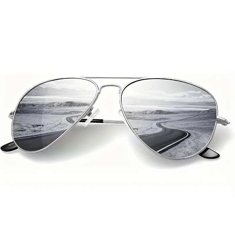 Luxury Metal Sunglasses Men Women Fashion Sun Glasses Anti Glare Sun Shades Glasses For Driving Beach Travel Fishing