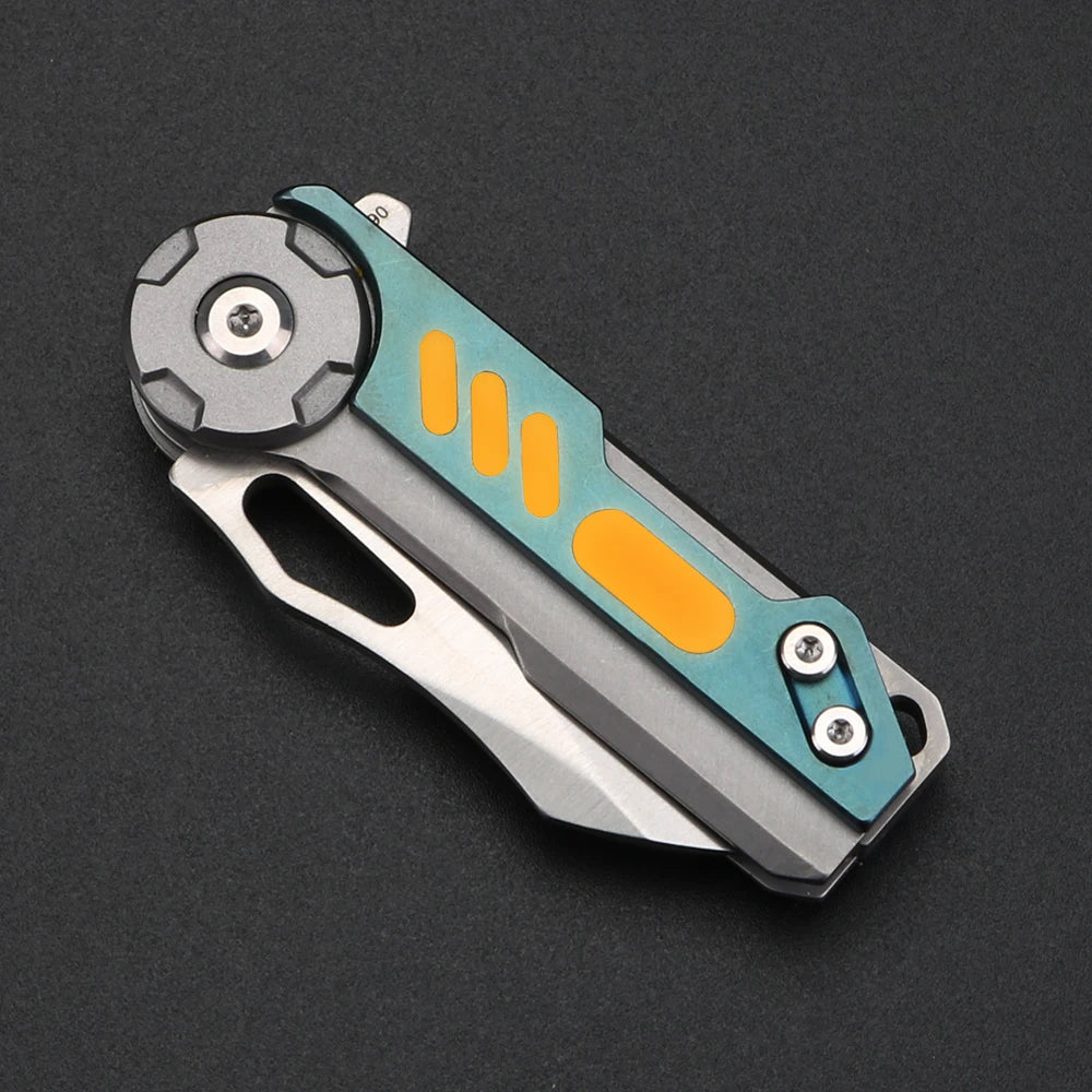 XUANFENG 3-layer outdoor folding knife, sharp fruit knife, VG10 steel camping and hunting multifunctional knife