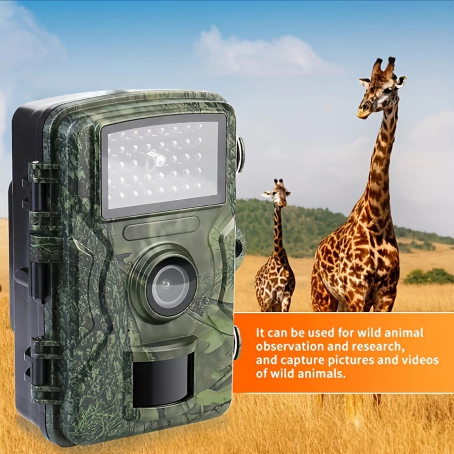 Hunting camera with 32G memory card hunting machine field hunting HD camera suitable for outdoor camping security monitoring