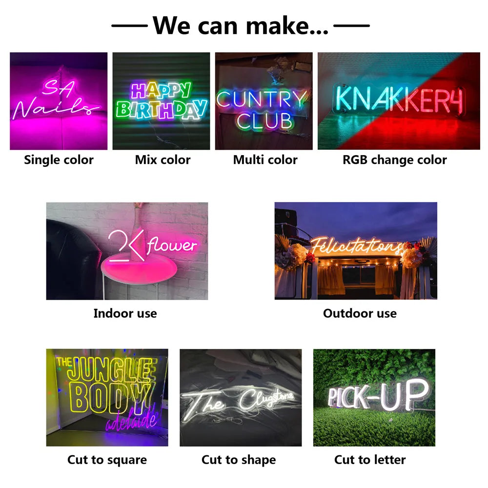 Custom Ramadan Kareem Neon Sign Light Wedding Party Home Bedroom Shop Crescent Islamic Home Yard Wall Art Decor Party Decor Gift