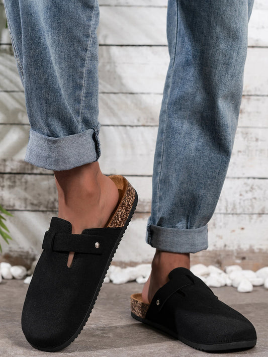 Men's Toe-Toe Slippers, Fashionable and Versatile, Thick-Soled, Wear-Resistant, Soft-Soled, Comfortable Slip-On Casual Sandals