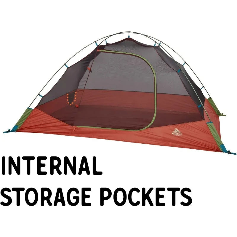 Kelty Tents Kelty Discovery Trail Backpacking Tent, Lightweight and Easy to Setup Backpacking Shelter with 2 Aluminum Poles