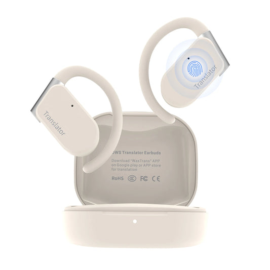 Wooask [M9] Translator Earbuds, Bi-directional Real-time Language Translator Device,98% Accuracy 0.5S Rapidly Response