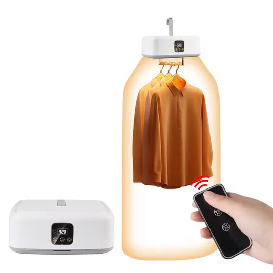 Multifunctional Dryer Electric Clothes Dryer Portable Low-noise Foldable Laundry Dryer Warm air Heating clothing and timing mode
