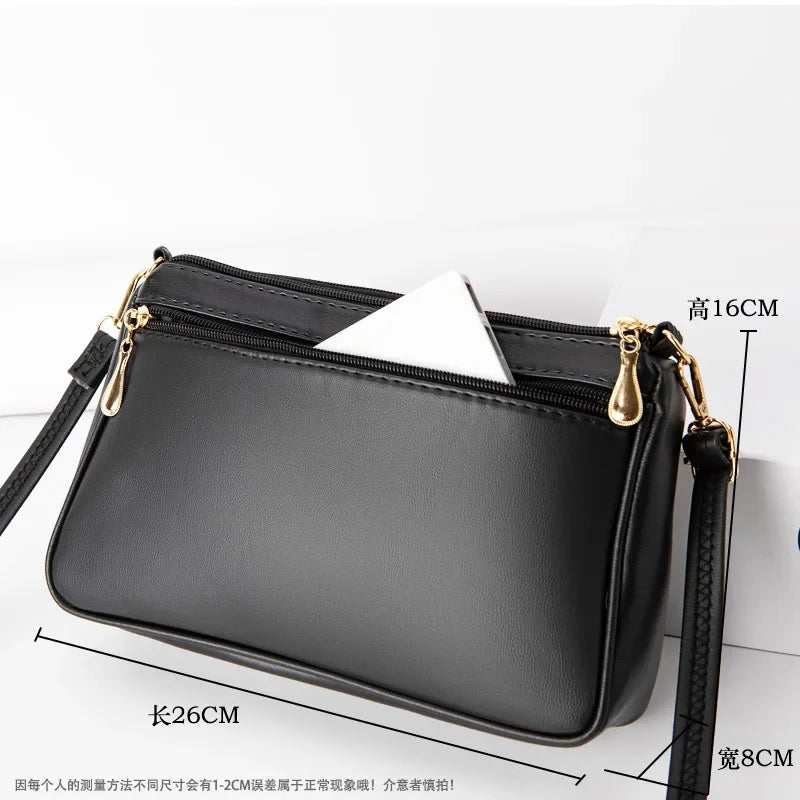 Women's New 2023 Summer Small Purse Large Capacity Versatile Crossbody Messenger Bag Middle Aged Mom Mobile Purse Bag