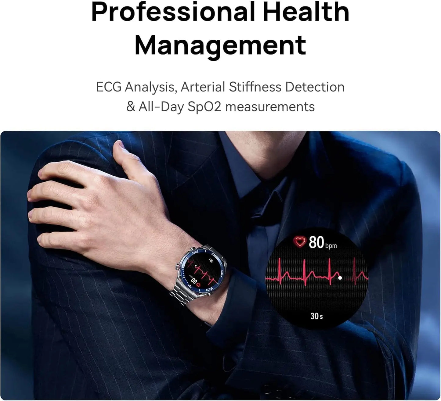 HUAWEI Watch Ultimate Smartwatch, 1.5" LTPO AMOLED Touch Display, Golf Course Mode, 100m Water Resistance, 2-Week Battery Life