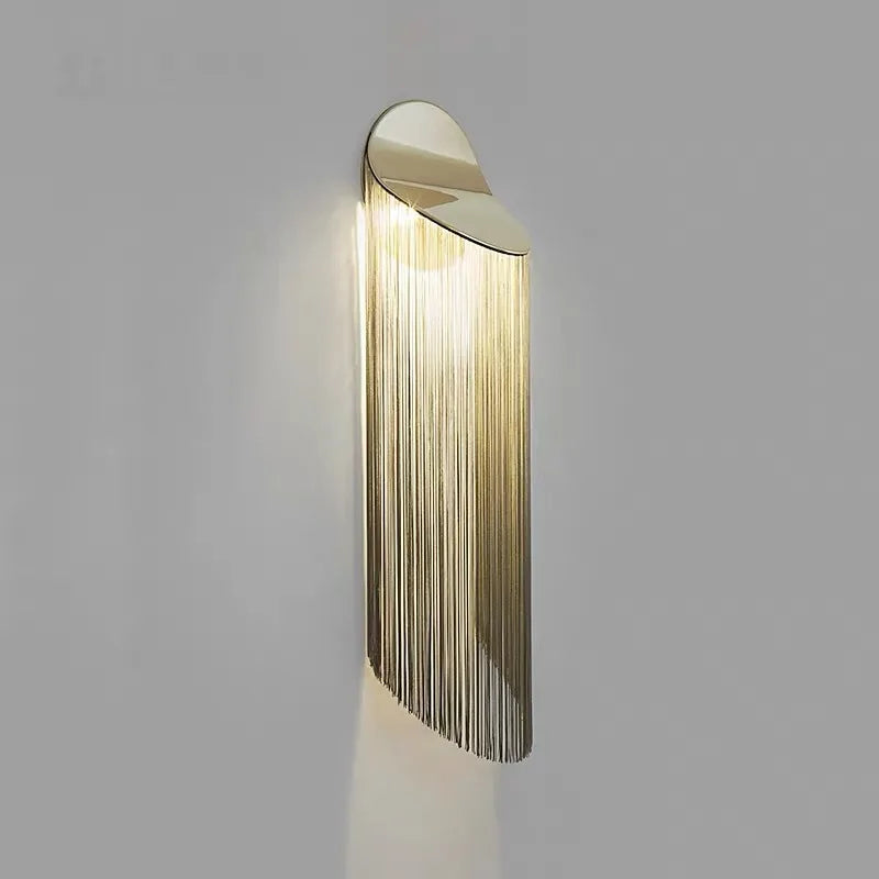 Tassel Wall Lamp for Living Room Modern Simple Background Bedroom Bedside Aisle Indoor Lighting  Home Decor Wall Lights for Home