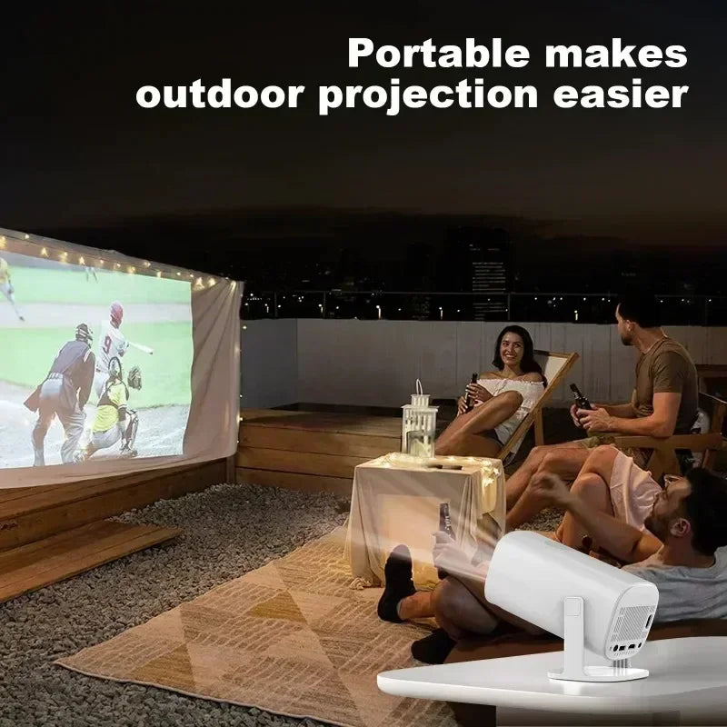 P30 Projector | Android 11 | 4K Ultra HD | 1080P Native | 5G WiFi | BT 5.0 | Portable Outdoor Cinema