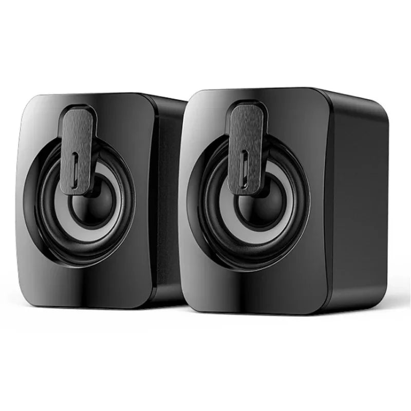 35mm AUX Computer Speaker Stereo Sound With Microphone For PC Macbook Desktop Notebook Home Office Loudspeaker Audio System