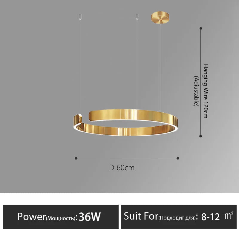 Minimalist restaurant lamp modern minimalist Nordic bar dining room dining table lamp designer C-word restaurant chandelier