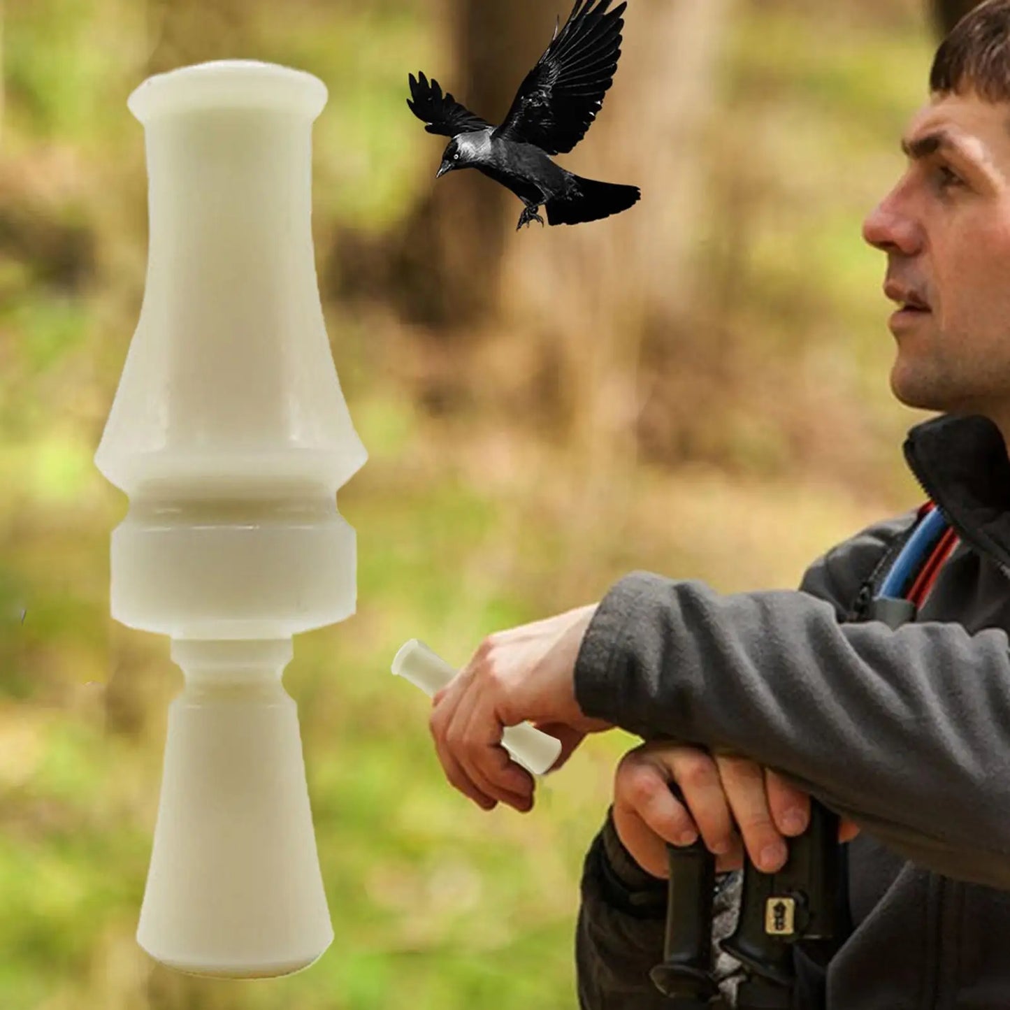 Handheld Crow Call Hunting Whistle Crow Attracting Whistle Animal Calls Bird Whistle Realistic Sounds for Hunting Decoying