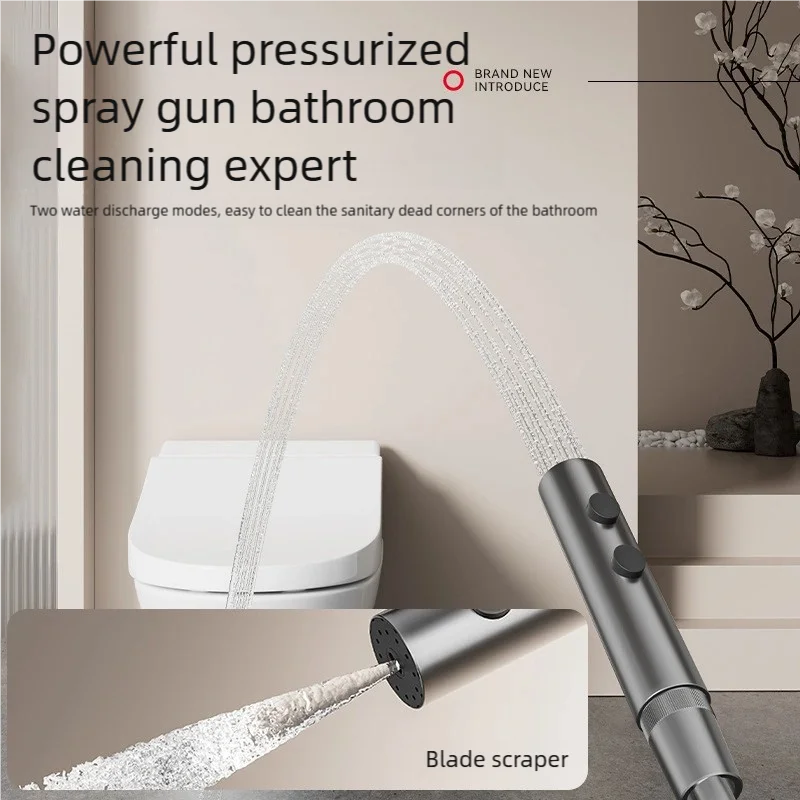 Bathroom Shower System Set Display Ambient Lighting Effect Piano Keys Multifunctional  Hot and Cold Water Pressurize Shower Set