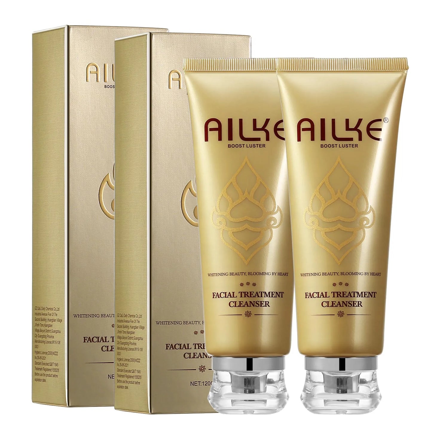 AILKE Whitening Day & Night Face Cream, Deeply Clean Skin, Even Skin Tone, Remove Dark Spots, Sun Spots, Wrinkles Facial Cream