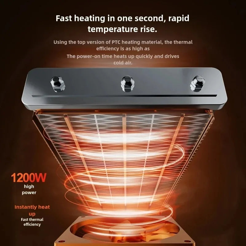 2 in 1 Desktop Electric Heater Humidifier Spray heating Fan Heater Air Humidifier Heating Warm Blower Radiator Home Office