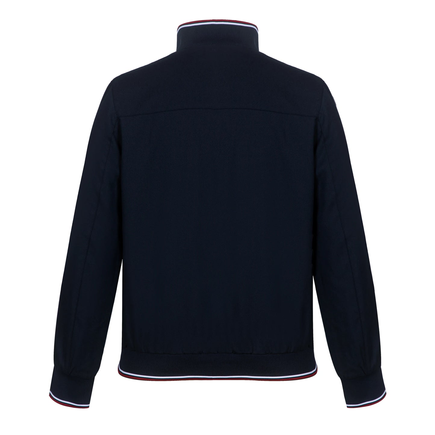 Men's Baseball Jacket Spring Thin Zipper Stand Collar Top Navy Blue Student Sports Jacket