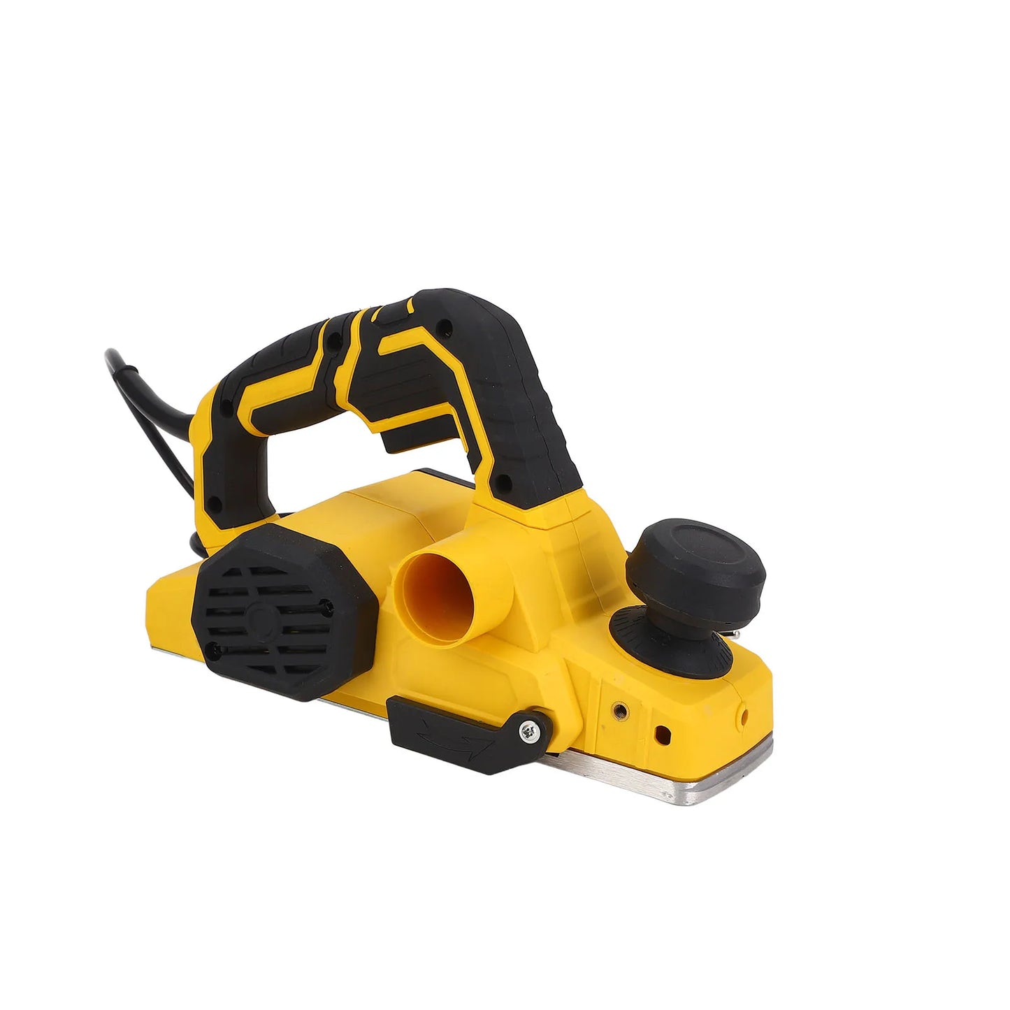 900W Electric Planer US Plug 16000RPM Woodworking Power Hand Planer for Wood Grooving and Chamfering Yellow Power Hand Planer