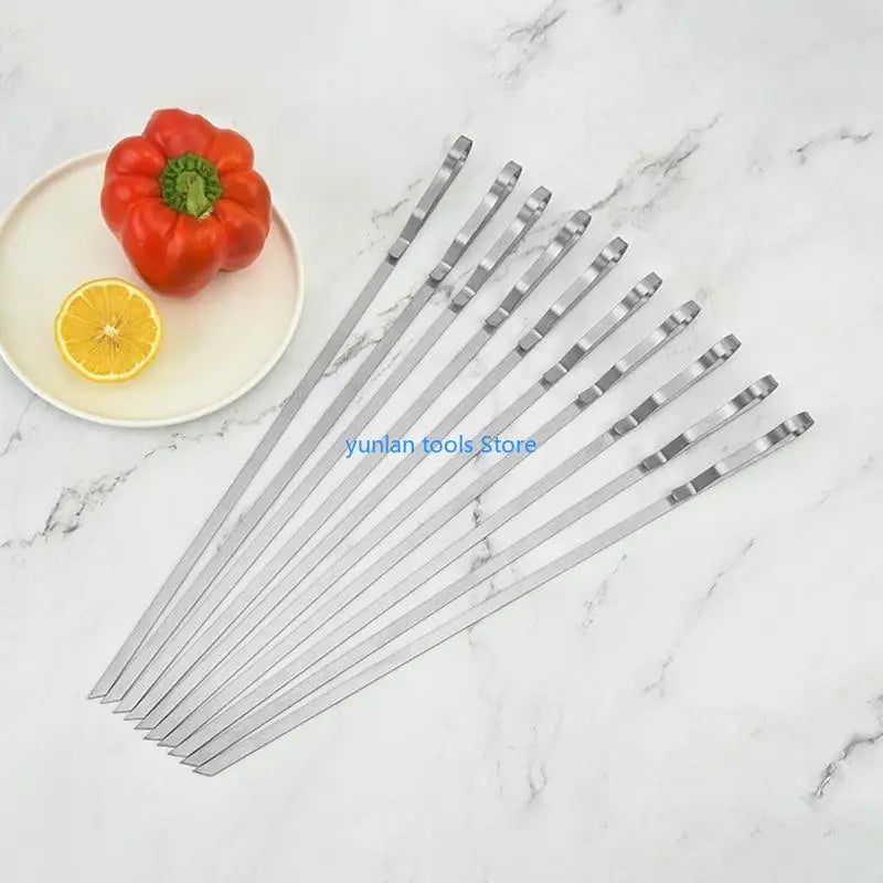50LB BBQ Skewers Stainless Steel Material Indoor Kitchen Outdoor Grilling Use Skewers