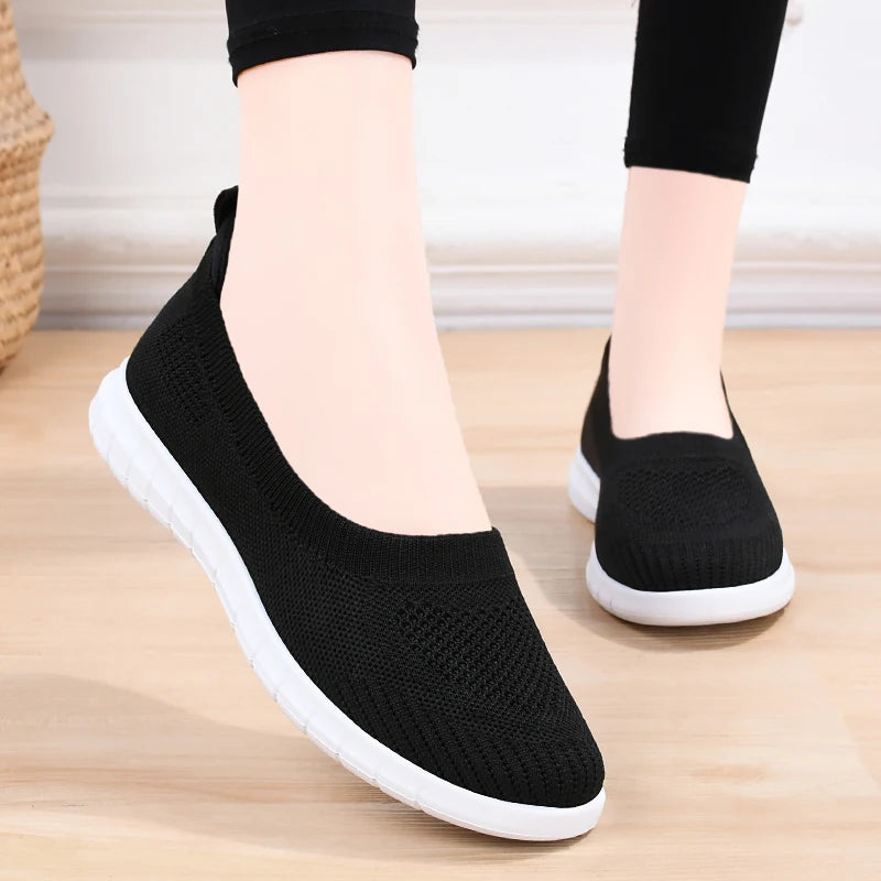 Fshion Women's Summer Footwear Platform Loafers Ladies Ballet Flats Female Sneakers Comfortable And Elegant Women's Shoe