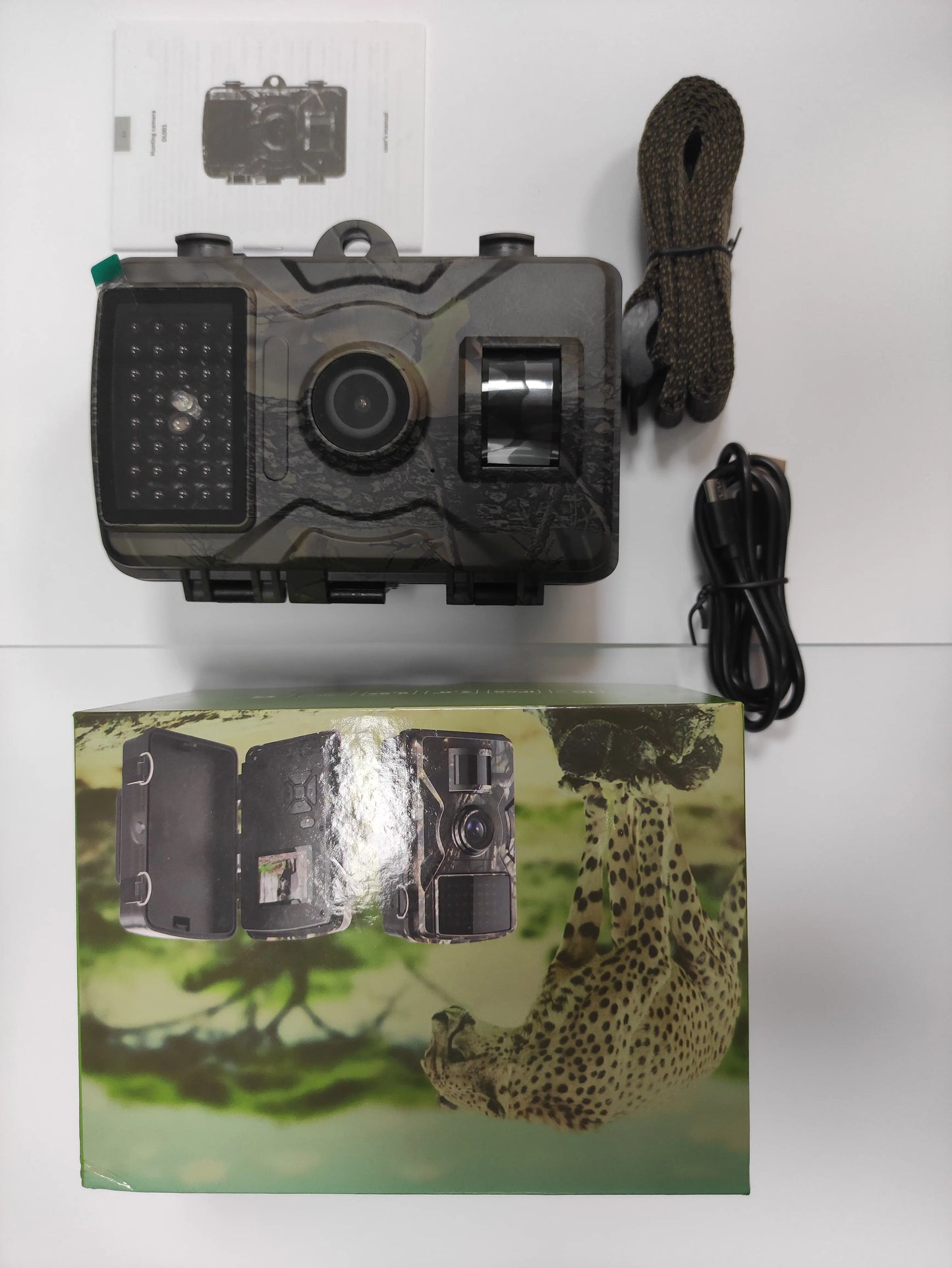 Hunting camera with 32G memory card hunting machine field hunting HD camera suitable for outdoor camping security monitoring