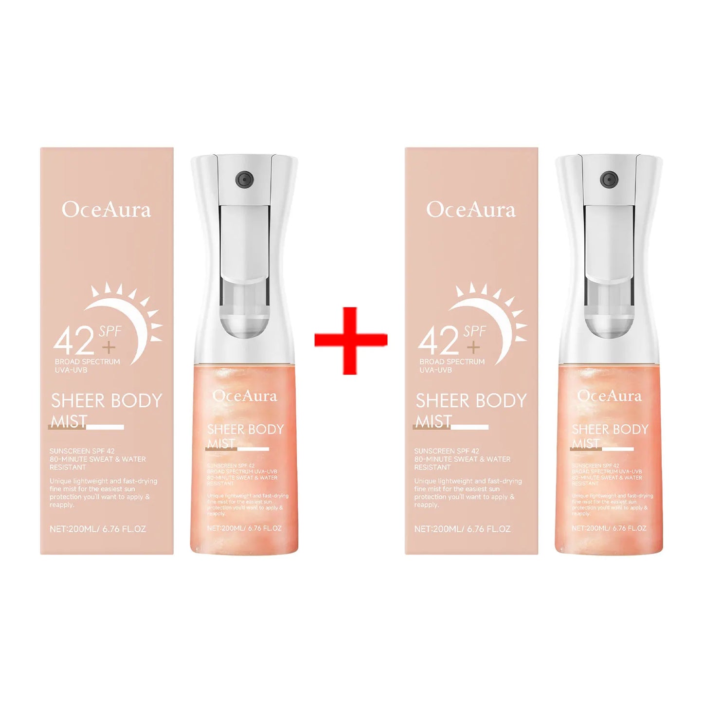 Facial Sunscreen Spray Strong Moisturizing Rapid Absorption Refreshing Not Sticky Isolate Uv Anti Oxidation Body Sunblock Cream
