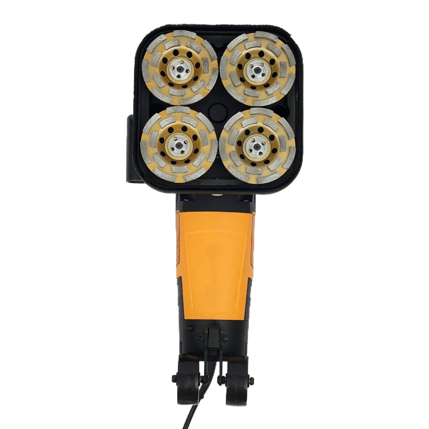 3800W Concrete Grinder Cement 4-Head Concrete Grinder Polishing Machine 6 Gears Speed for Grinding Concrete Cement Marble Granit