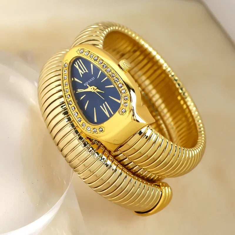 High-quality Luxury Women Quartz Watch Bracelet Stainless Steel Wristwatch Fashion Gold Ladies Watches Clock Relógio Feminino