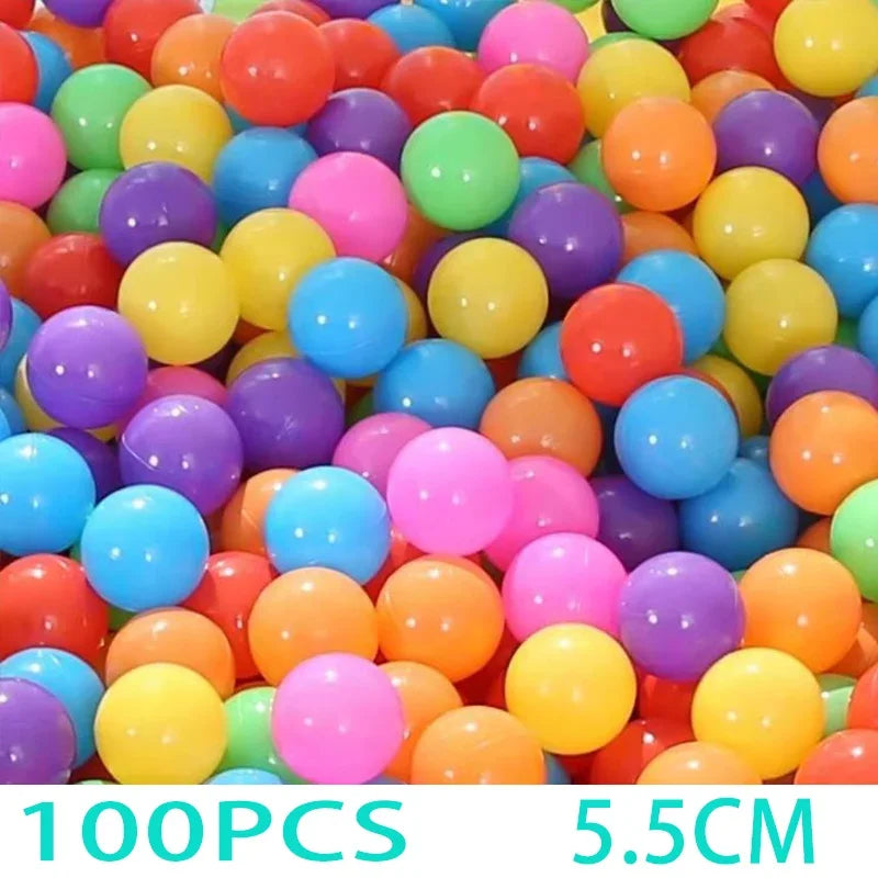 Eco-Friendly Colorful Ball Soft Plastic Pool Ball Funny Baby Kid Swim Pit Toy Thicken Balls Play House Outdoors Tents Kids Toys