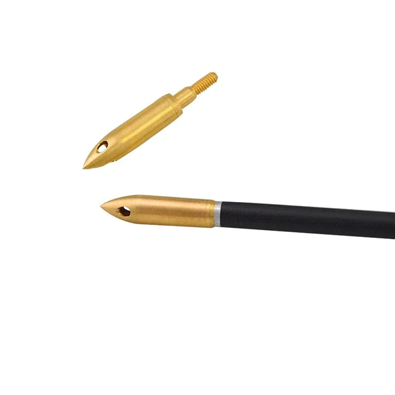 Copper Whistle Carbon Arrow Arrowhead F Screw Hunting Archery Arrow Field Hunting Arrow Heads Durable Hunting Accessories