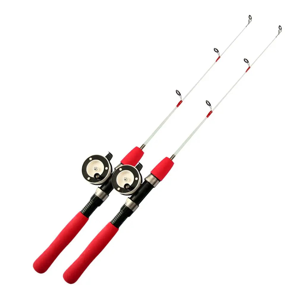 Ice Fishing Rods Winter Fishing Reels Outdoor Tackle Pole Portable Fishing Tackle Accessories