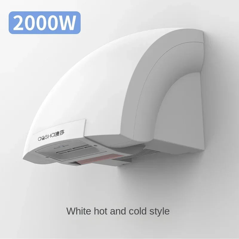 220V bathroom dryer, fully automatic induction hand dryer, commercial hand dryer, intelligent household hand dryer