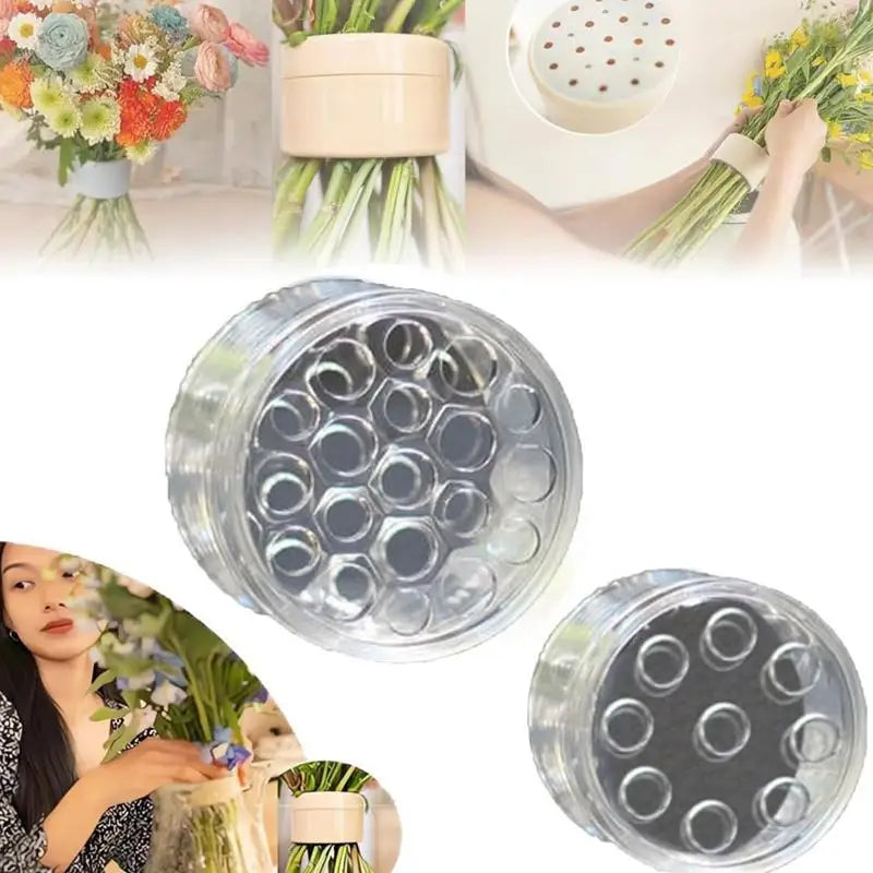 Flower Stem Holder Clear Spiral Flower Stem Stand Spiral Stem Holder for Vases Flower Arrangement Holder for Home Decoration